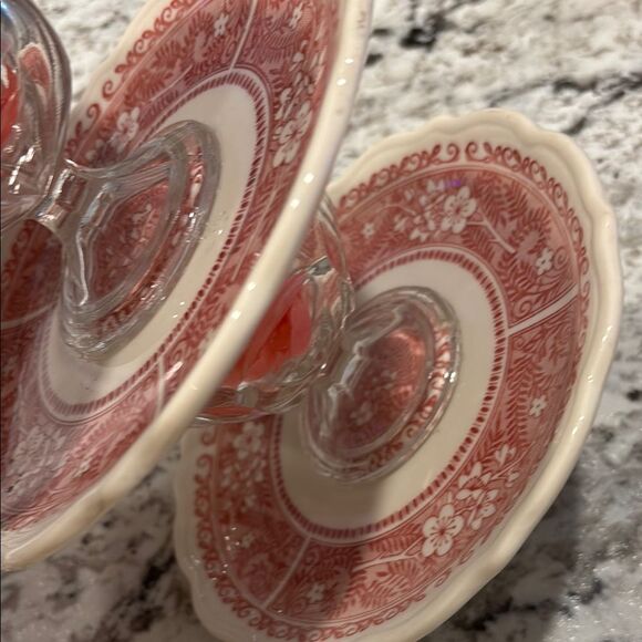 3-Tier Repurposed 1950's Syracuse Vintage China serve-ware - Picture 5 of 6